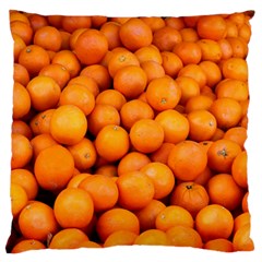 Oranges 3 Large Flano Cushion Case (two Sides) by trendistuff