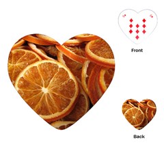 Oranges 5 Playing Cards (heart)  by trendistuff