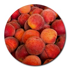 PEACHES 2 Round Mousepads