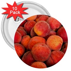 PEACHES 2 3  Buttons (10 pack) 