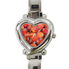 PEACHES 2 Heart Italian Charm Watch