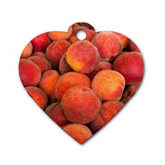PEACHES 2 Dog Tag Heart (One Side)