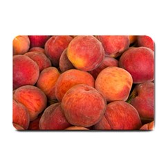Peaches 2 Small Doormat  by trendistuff