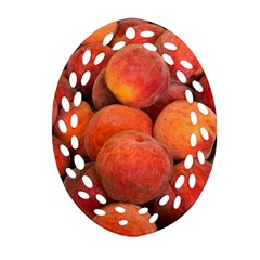 PEACHES 2 Ornament (Oval Filigree)