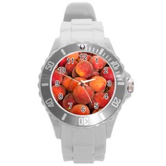 PEACHES 2 Round Plastic Sport Watch (L)