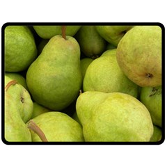 Pears 1 Double Sided Fleece Blanket (large)  by trendistuff