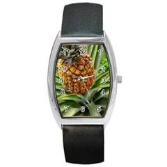 Pineapple 2 Barrel Style Metal Watch by trendistuff