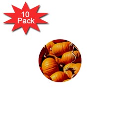 Pumpkins 3 1  Mini Buttons (10 Pack)  by trendistuff