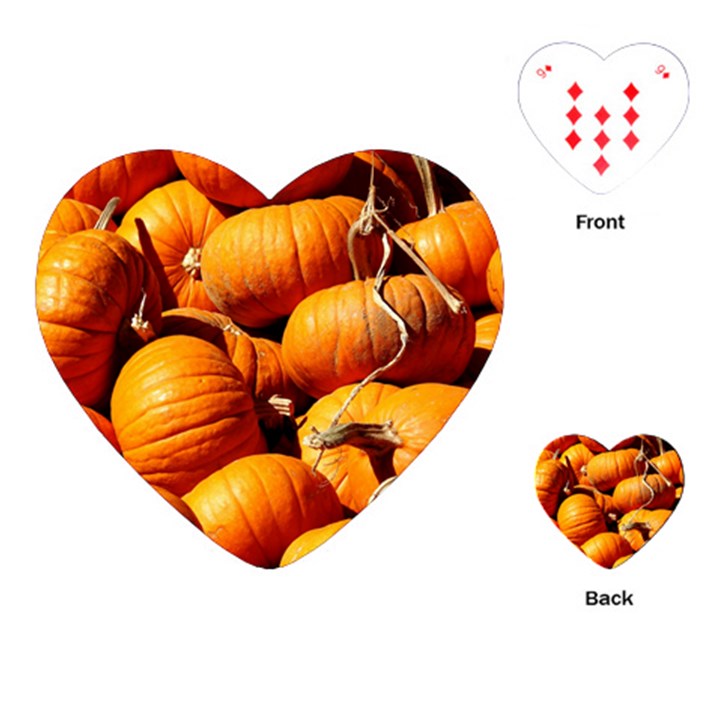 PUMPKINS 3 Playing Cards (Heart) 