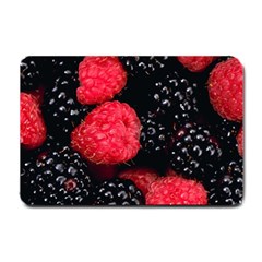 Raspberries 1 Small Doormat  by trendistuff