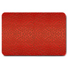 Strawberries 2 Large Doormat  by trendistuff