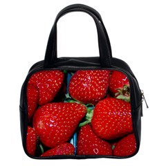 Strawberries 3 Classic Handbags (2 Sides) by trendistuff
