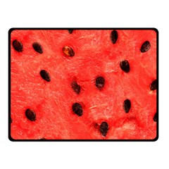 Watermelon 3 Double Sided Fleece Blanket (small)  by trendistuff