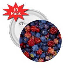 Wild Berries 1 2 25  Buttons (10 Pack)  by trendistuff