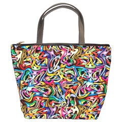 ARTWORK BY PATRICK-COLORFUL-8 Bucket Bags