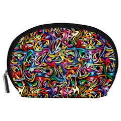 ARTWORK BY PATRICK-COLORFUL-8 Accessory Pouches (Large) 