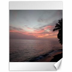 Red Sunset Rincon Puerto Rico Canvas 12  X 16   by StarvingArtisan