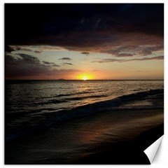 Sunset On Rincon Puerto Rico Canvas 20  X 20  