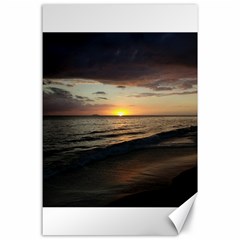 Sunset On Rincon Puerto Rico Canvas 24  X 36  by StarvingArtisan