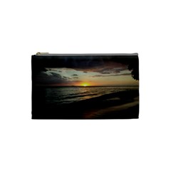 Sunset On Rincon Puerto Rico Cosmetic Bag (small)  by StarvingArtisan