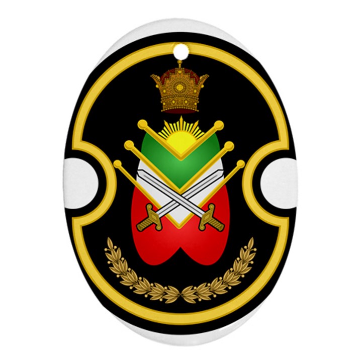 Shield of the Imperial Iranian Ground Force Ornament (Oval)