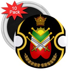 Shield Of The Imperial Iranian Ground Force 3  Magnets (10 Pack)  by abbeyz71