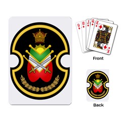 Shield Of The Imperial Iranian Ground Force Playing Card by abbeyz71