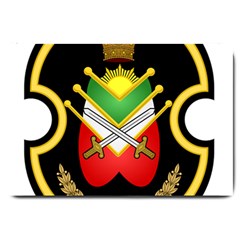 Shield Of The Imperial Iranian Ground Force Large Doormat 