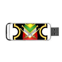 Shield Of The Imperial Iranian Ground Force Portable Usb Flash (one Side) by abbeyz71