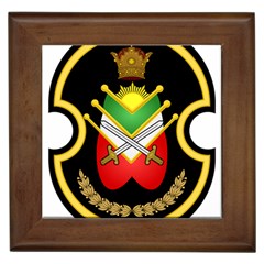 Shield Of The Imperial Iranian Ground Force Framed Tiles by abbeyz71