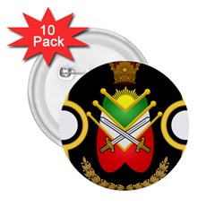 Shield Of The Imperial Iranian Ground Force 2 25  Buttons (10 Pack)  by abbeyz71