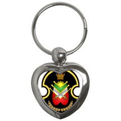 Shield Of The Imperial Iranian Ground Force Key Chains (heart)  by abbeyz71