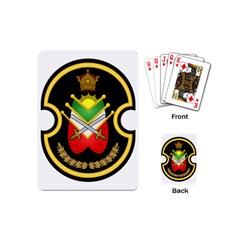 Shield Of The Imperial Iranian Ground Force Playing Cards (mini)  by abbeyz71