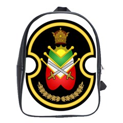 Shield Of The Imperial Iranian Ground Force School Bag (large) by abbeyz71