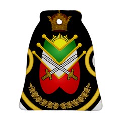 Shield Of The Imperial Iranian Ground Force Bell Ornament (two Sides) by abbeyz71