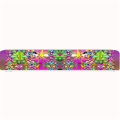 Flower Wall With Wonderful Colors And Bloom Small Bar Mats