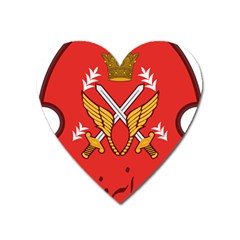 Seal Of The Imperial Iranian Army Aviation  Heart Magnet by abbeyz71