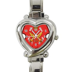 Seal Of The Imperial Iranian Army Aviation  Heart Italian Charm Watch by abbeyz71