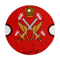 Seal Of The Imperial Iranian Army Aviation  Round Ornament (two Sides) by abbeyz71