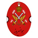 Seal of the Imperial Iranian Army Aviation  Oval Ornament (Two Sides) Back