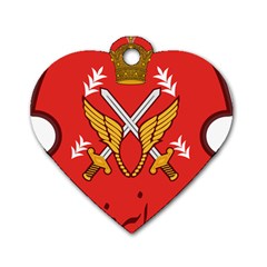 Seal Of The Imperial Iranian Army Aviation  Dog Tag Heart (one Side) by abbeyz71