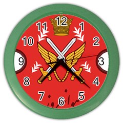 Seal Of The Imperial Iranian Army Aviation  Color Wall Clocks by abbeyz71