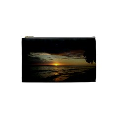 Sunset On Rincon Puerto Rico Cosmetic Bag (small)  by StarvingArtisan