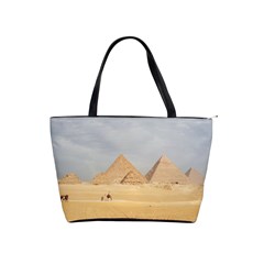 Giza Pyramids Shoulder Handbags by StarvingArtisan