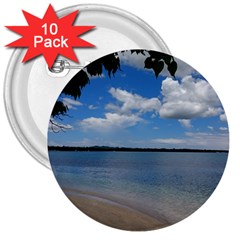 Isla Puerto Rico 3  Buttons (10 Pack)  by StarvingArtisan