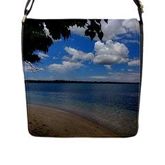 Isla Puerto Rico Flap Messenger Bag (l)  by StarvingArtisan