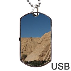 Abu Simble  Dog Tag Usb Flash (two Sides) by StarvingArtisan