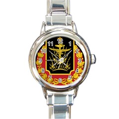 Logo Of Imperial Iranian Ministry Of War Round Italian Charm Watch by abbeyz71