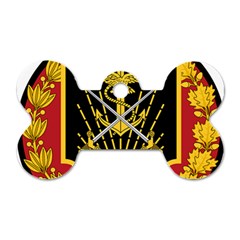 Logo Of Imperial Iranian Ministry Of War Dog Tag Bone (one Side) by abbeyz71