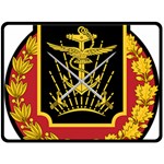 Logo of Imperial Iranian Ministry of War Double Sided Fleece Blanket (Large)  80 x60  Blanket Back
